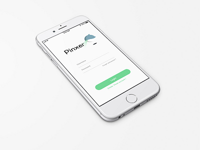 Pinxer App drone ios mobile ui