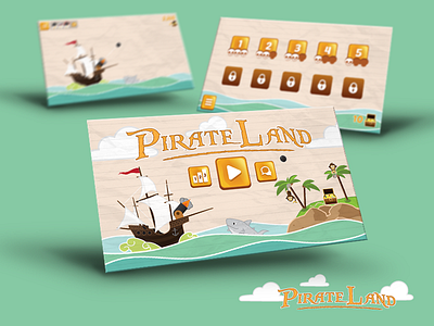 Pirateland android game ios level mobile ocean pirate sea ui