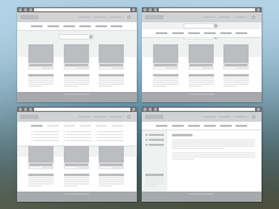 Wireframing concept illustrator mockup sharepoint website wireframe