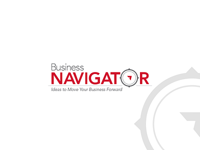 Business Newsletter Logo compass corporate direction logo navigator newsletter