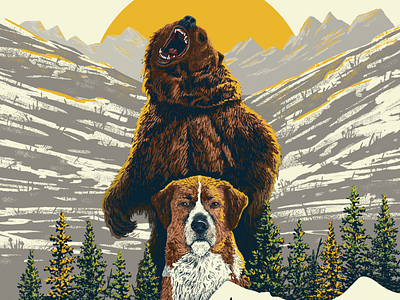 Call Of The Wild By Jack London By Derek Payne On Dribbble