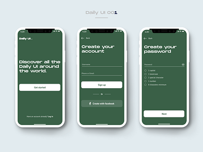 Mockup Daily Ui 001 2x dailyui dailyuichallenge sign up ux designer ux ui