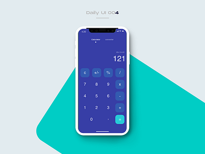 Daily UI 004-calculator 004 calculator ui dailyui dailyuichallenge ux designer ux ui