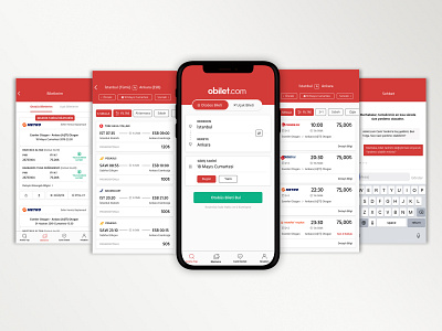 App design for obilet.com