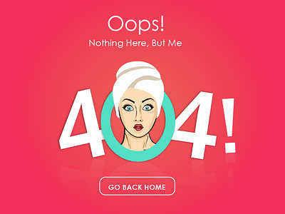404 Page 404 dailyui dailyui008 graphicdesign uidesign