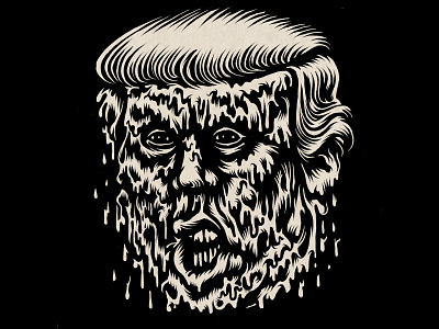 Inktober 11 character illustration inktober2020 portrait trump