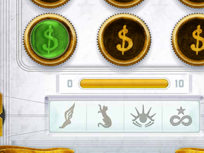 Secret Savings Society - iAd Game Interface app design game iad interface iphone