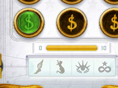 Secret Savings Society - iAd Game Interface