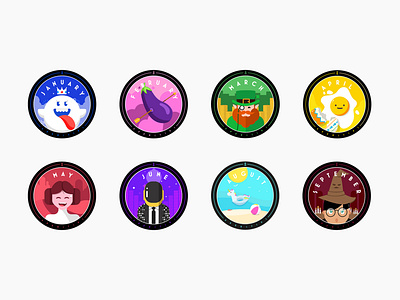 Badges for developers inspired by pop culture