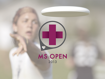 MS Open fundraiser logo multiple sclerosis ultimate frisbee