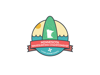 Minnesota Wakesurfing Championship logo minnesota wakesurfing