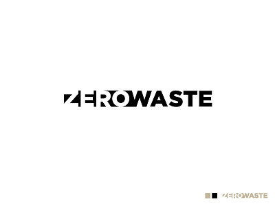 zero waste II branding clothing logo waste zero