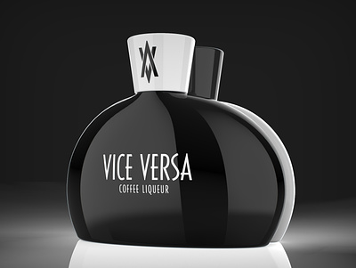 Vice Versa - Coffee Liqueur 3d design personal project