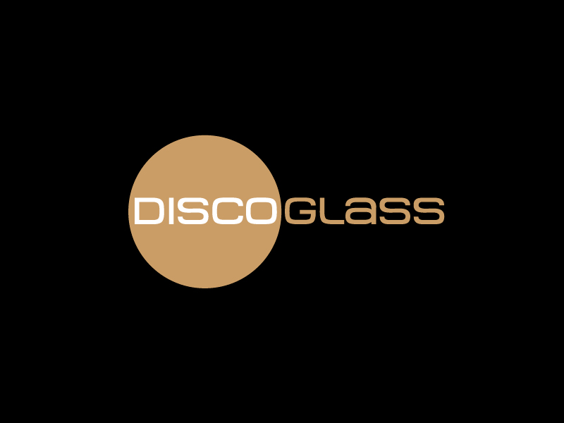 DiscoGlass logo bottle decanter discogalss glass logo