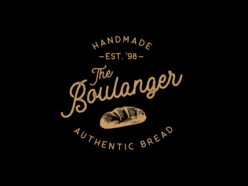 The Boulanger logo boulanger bread food french logo