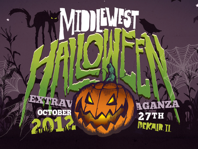 Middlewest Halloween dekalb drawing fest festival halloween illinois illustration middlewest music