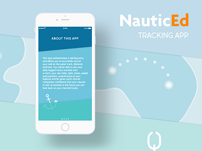 NauticEd Tracking App adobe illustrator adobe photoshop app application art design designer illustration mobile