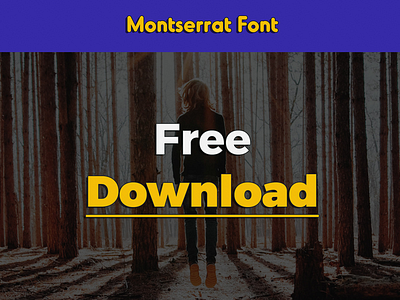 Montserrat Font design download font fonts free freebie freebies graphic icons portfolio themes typefaces