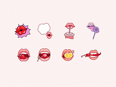 Lips Clip Art clipart flat graphic design illustration lips vector