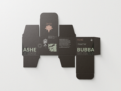 ASHE Cannabis Packaging Concept branding cannabis design packaging typographic