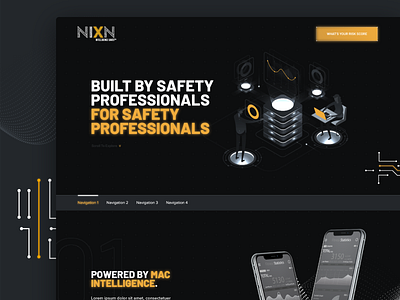 NIXN Homepage & Dashboard