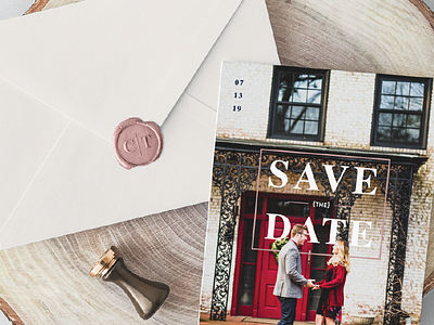 Save the Date Preview branding clean design invitation layout save the date typography wedding