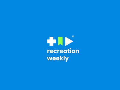 Recreation Weekly Branding brand brand identity brand strategy branding design gaming graphic design logo movies music podcast logo vector