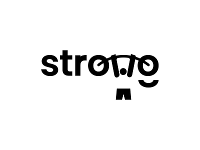 Strong 2d abstract branding concept design illustration illustrator logo minimal modern strong strong women strongman
