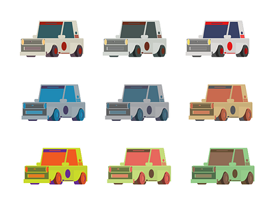 More Cars 3d car illustration vector