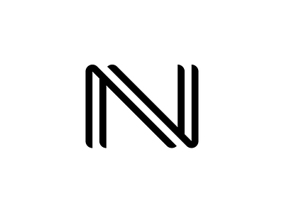 N Logo 2d abstract logo modern n