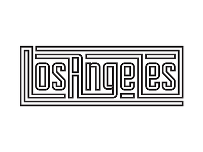 Los Angeles Sticker america ca california cities la los angeles sticker usa