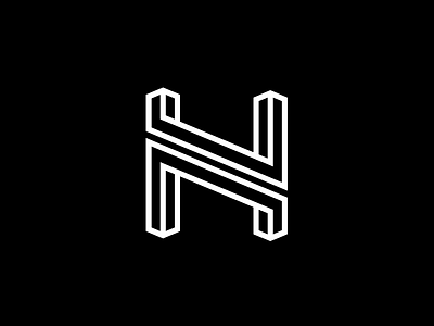 H Logo abstract h logo modern