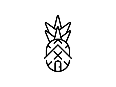 Pineapple X Real Estate Logo estate logo pineapple real