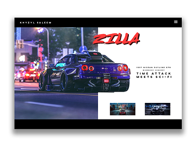 kyza saleem UI Page cars for kyza need nissan r34 saleem sci fi skyline speed speedhunters zilla