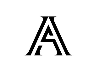 AS Logo/Monogram a abstract as logo modern monogram s