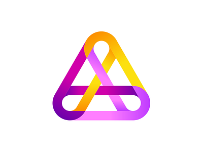 Abstract Triangle Logo