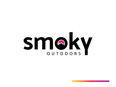 Smoky Outdoors Branding abstract branding concept illustration logo minimal modern outdoor
