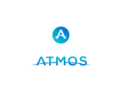 Atmos Branding Exploration a abstract atmosphere branding concept design illustration logo minimal modern space