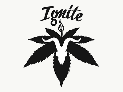 Ignite Cannabis Co. concept branding design logo
