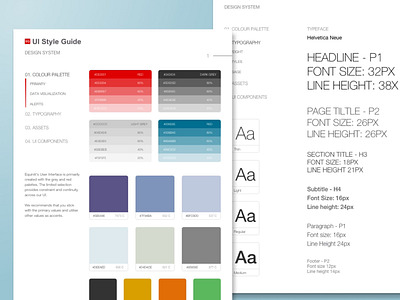 style guide components design system guidelines library navigation typography ui web whitespace