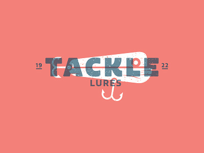Tackle Lures Logo II branding design fish fishing logo lure ocean vector vector art water