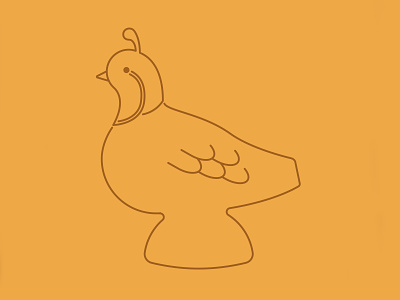 Quail adobe illustrator avon bird line icon monoline quail vector vintage