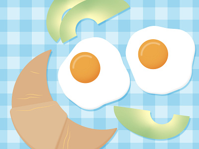 Breakfast editorial illustration food food illustration vector