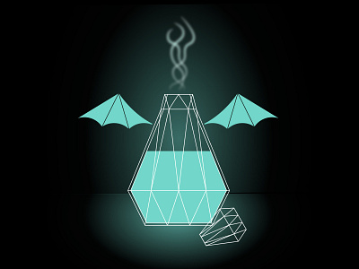 Dark Arts magic occult potion vector witchcraft