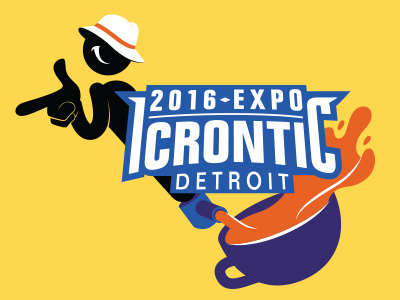 Icrontic Expo 2016 character event graphic logo vector