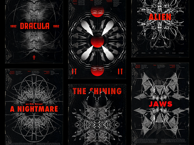 Horror movie posters