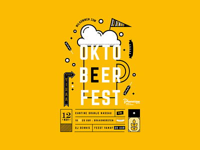 Oktoberfest Beer Poster advert artwork beer event festival invitation oktober oktoberfest party poster