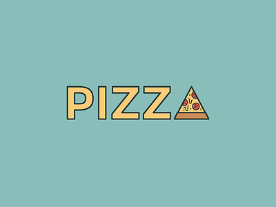 Oh boy, who's in for pizza? desginletter food italy lettering logo design monogram pizza type type design