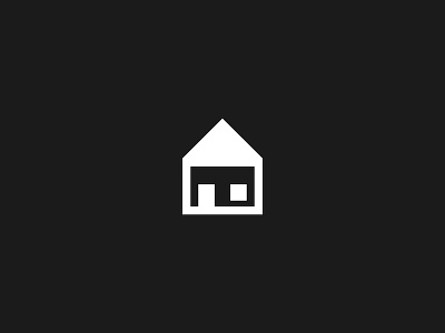 E + House logo proposal design e eco energy house interior logo mark negative negative space space