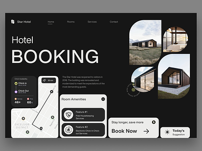 Star Hotel - Landing Page UI Concept